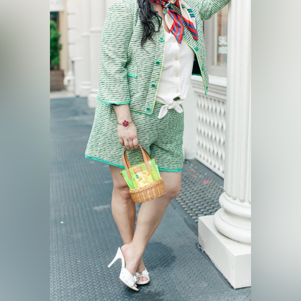 Frances Valentine PVC Bucket Bag